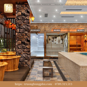 Thiết kế thi công hệ thống xông hơi và bể khoáng Nam Sơn Onsen đẳng cấp