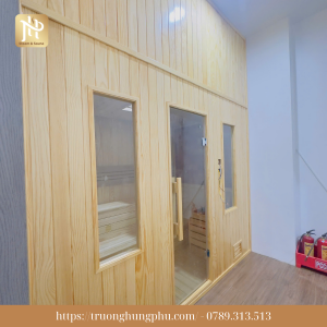 Giải pháp thiết kế và thi công phòng xông khô tại gia cao cấp, chuẩn spa